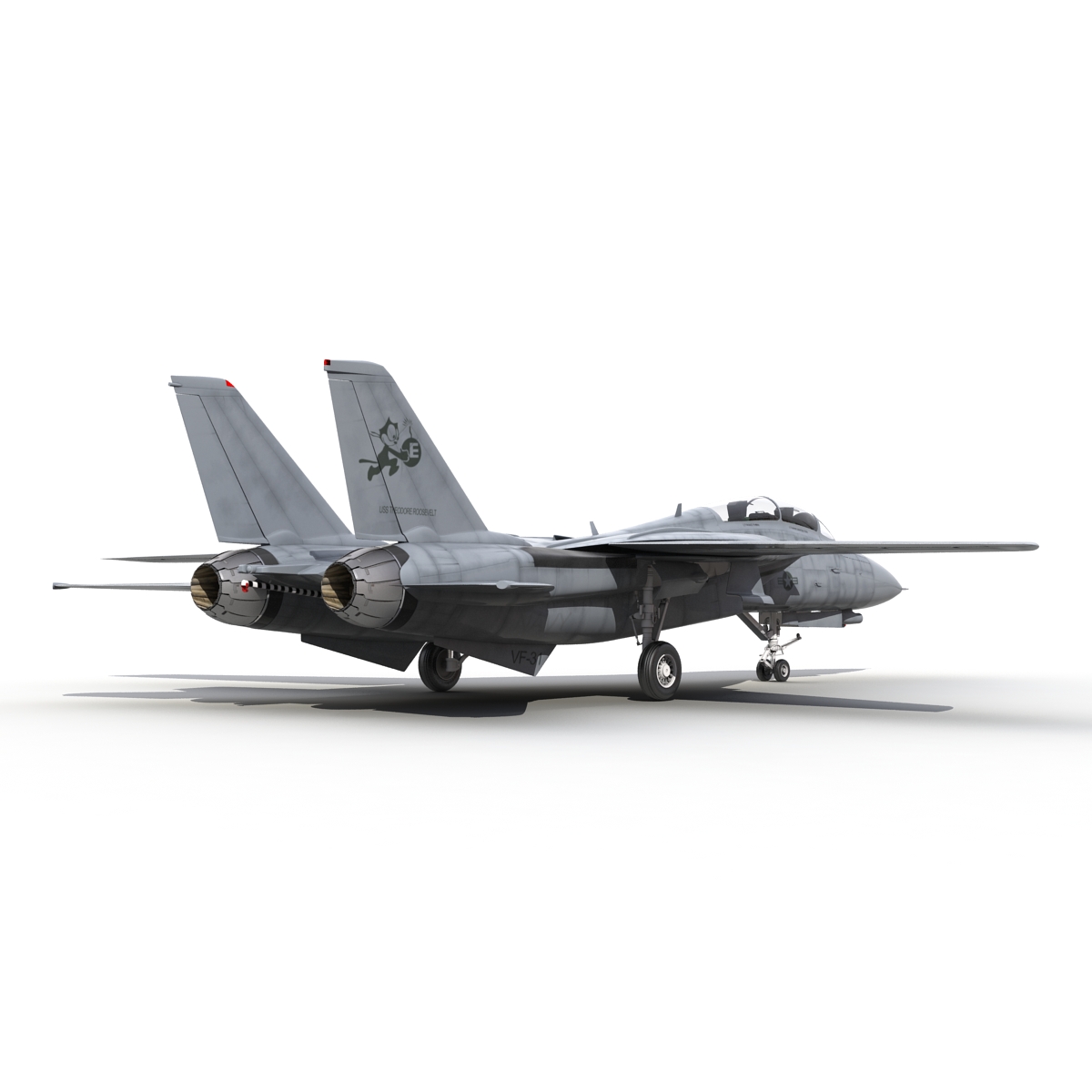 3D model F 14 Tomcat US Combat Aircraft