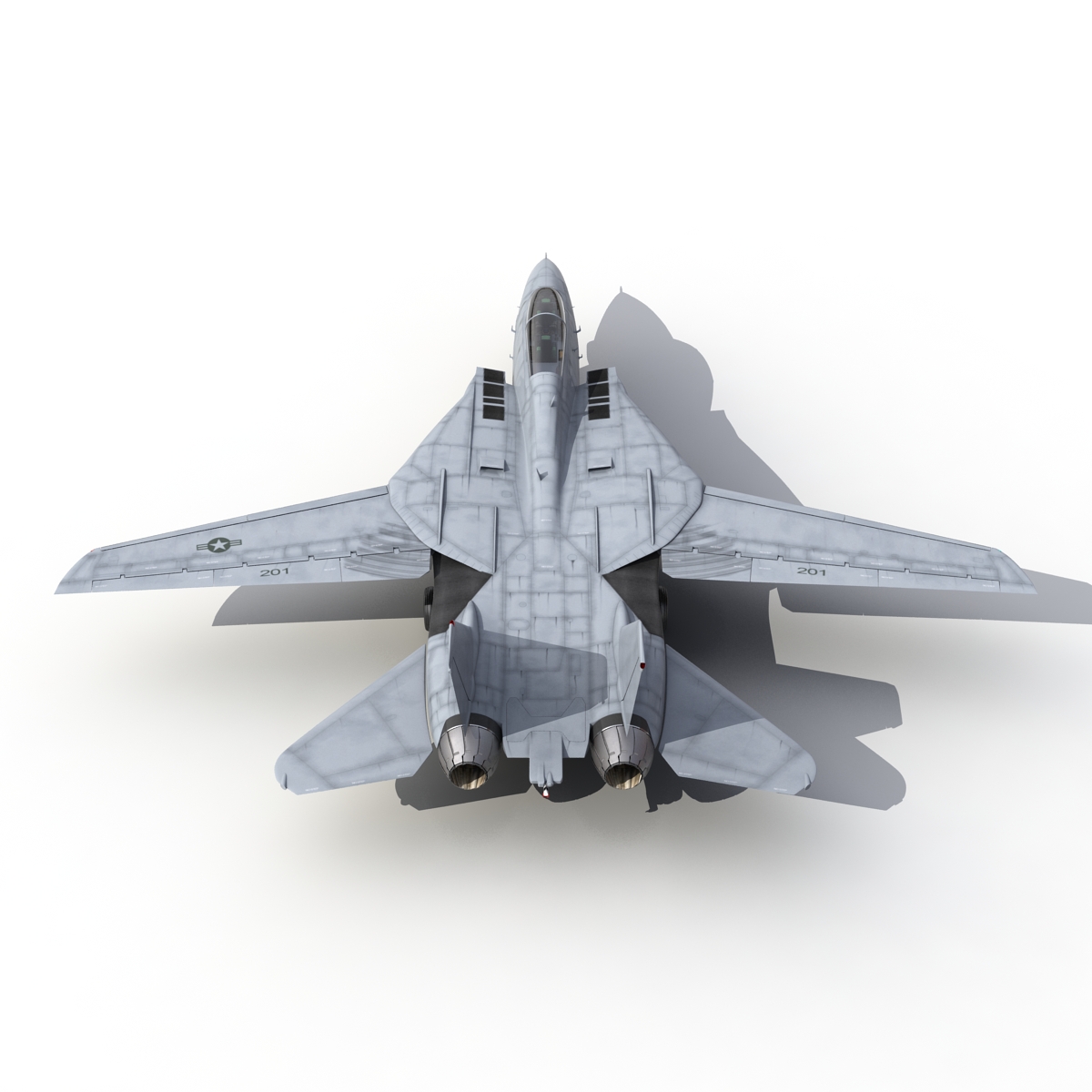 3D model F 14 Tomcat US Combat Aircraft