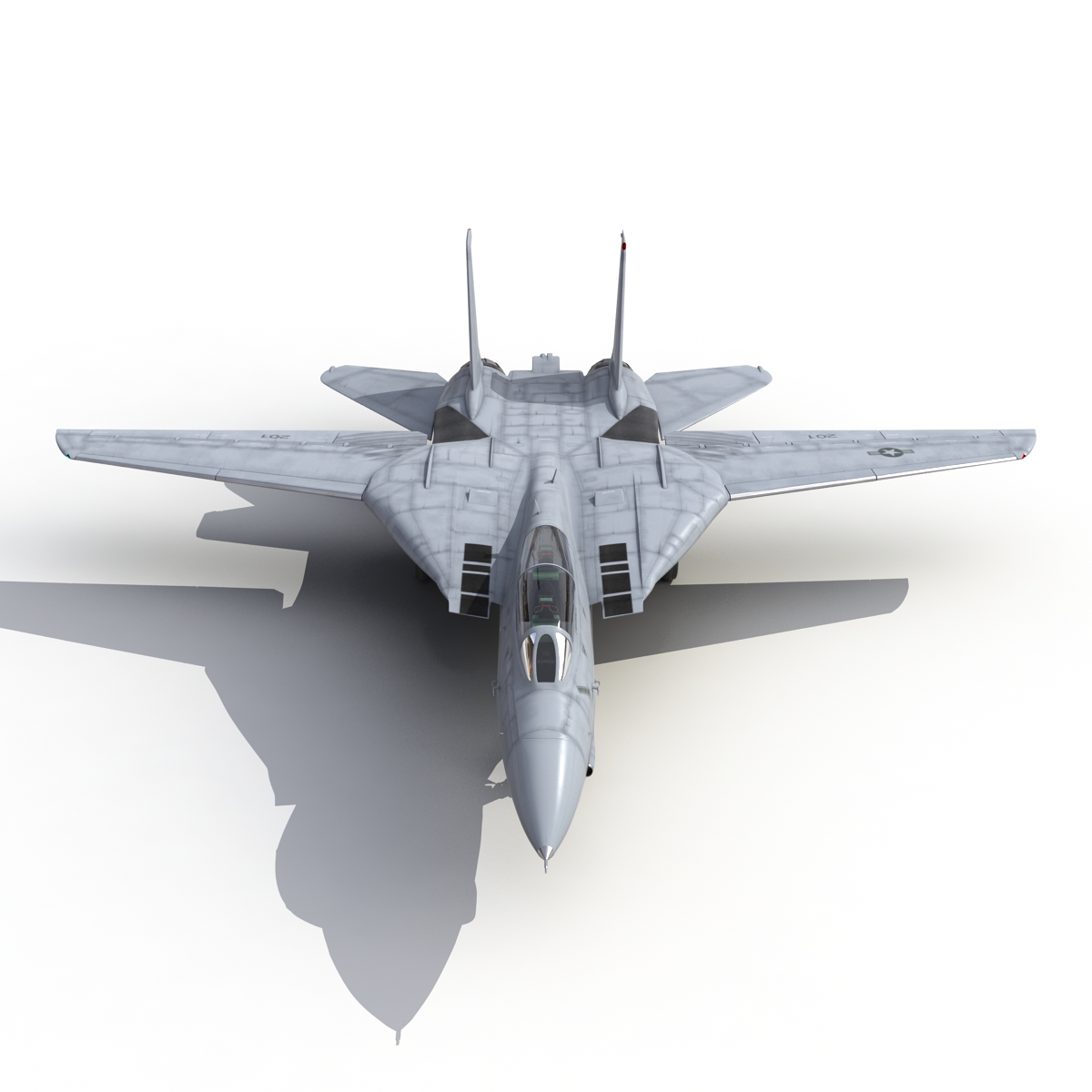 3D model F 14 Tomcat US Combat Aircraft