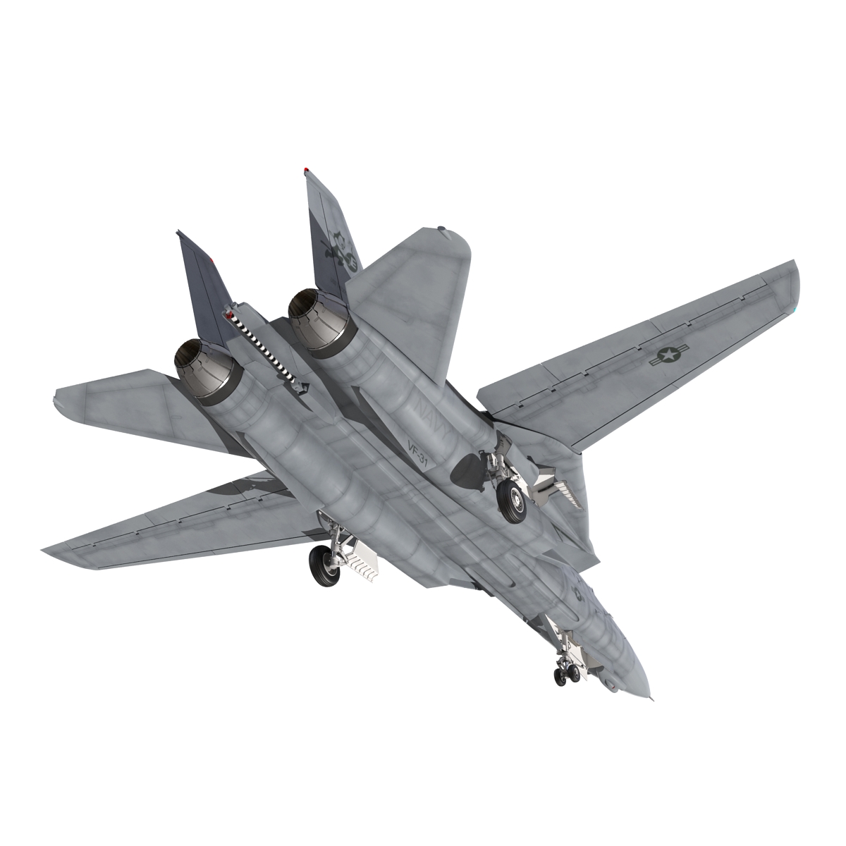 3D model F 14 Tomcat US Combat Aircraft