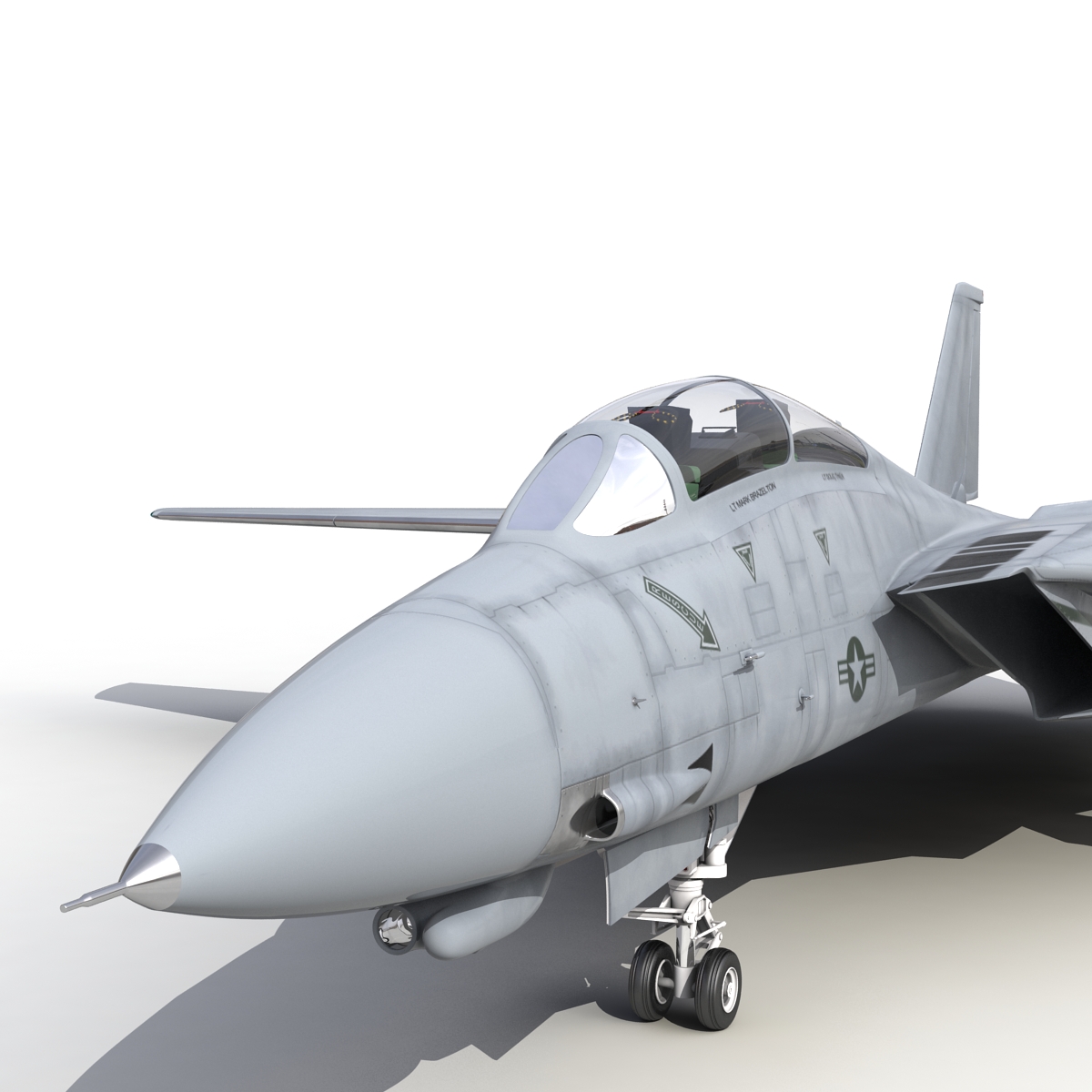 3D model F 14 Tomcat US Combat Aircraft