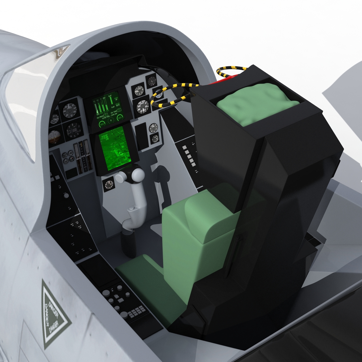 3D model F 14 Tomcat US Combat Aircraft