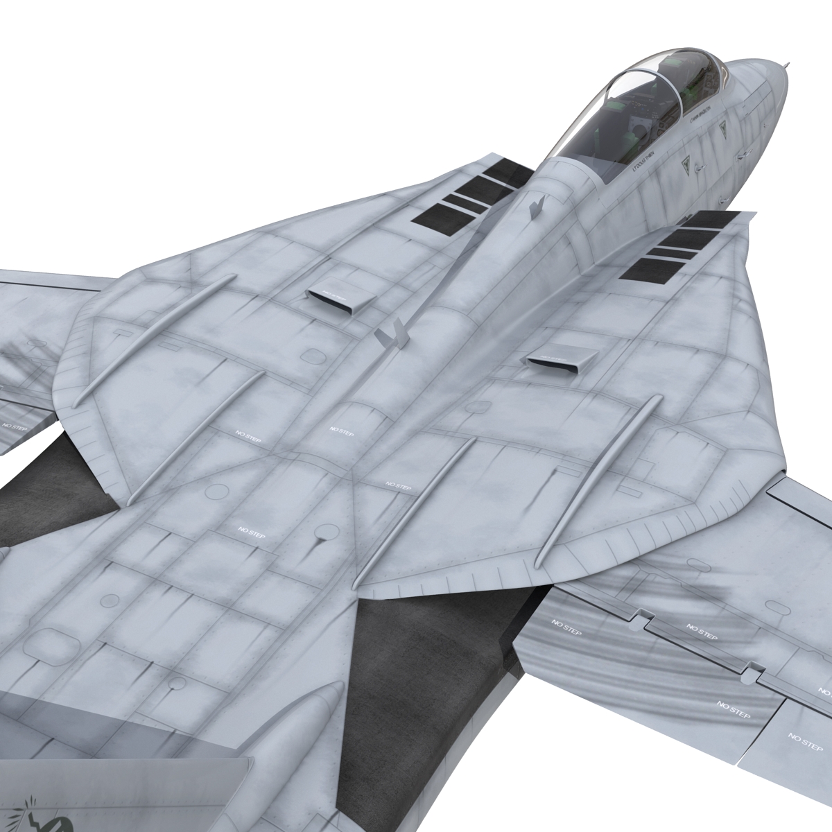 3D model F 14 Tomcat US Combat Aircraft