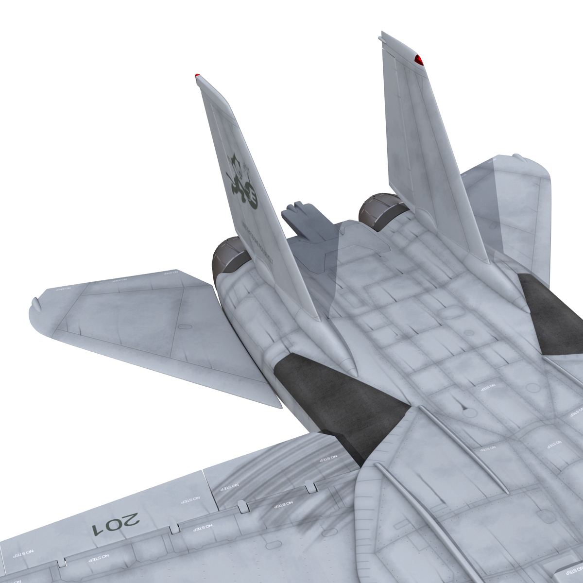 3D model F 14 Tomcat US Combat Aircraft