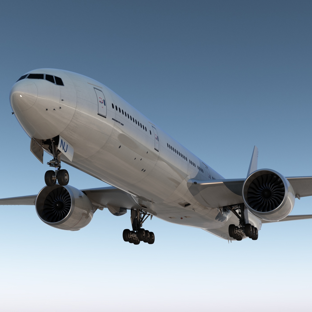 Boeing 777 300 Generic 3D