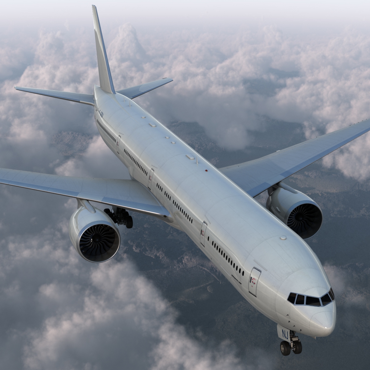 Boeing 777 300 Generic 3D