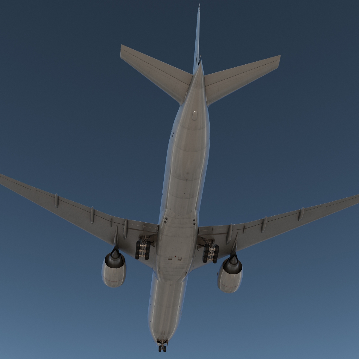 Boeing 777 300 Generic Rigged 3D model