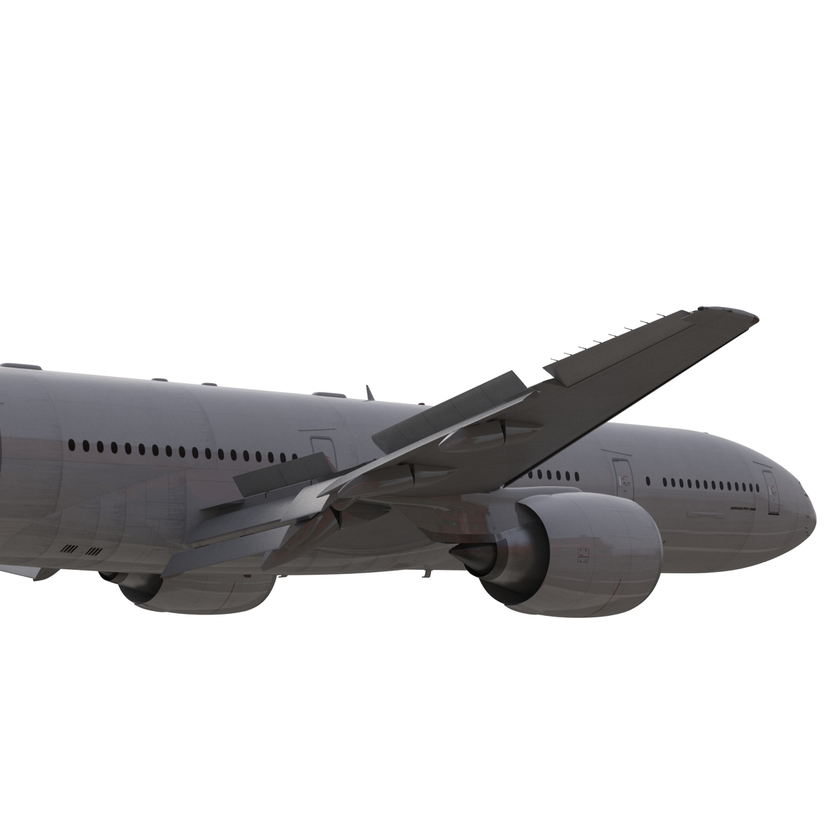 Boeing 777 300 Generic Rigged 3D model