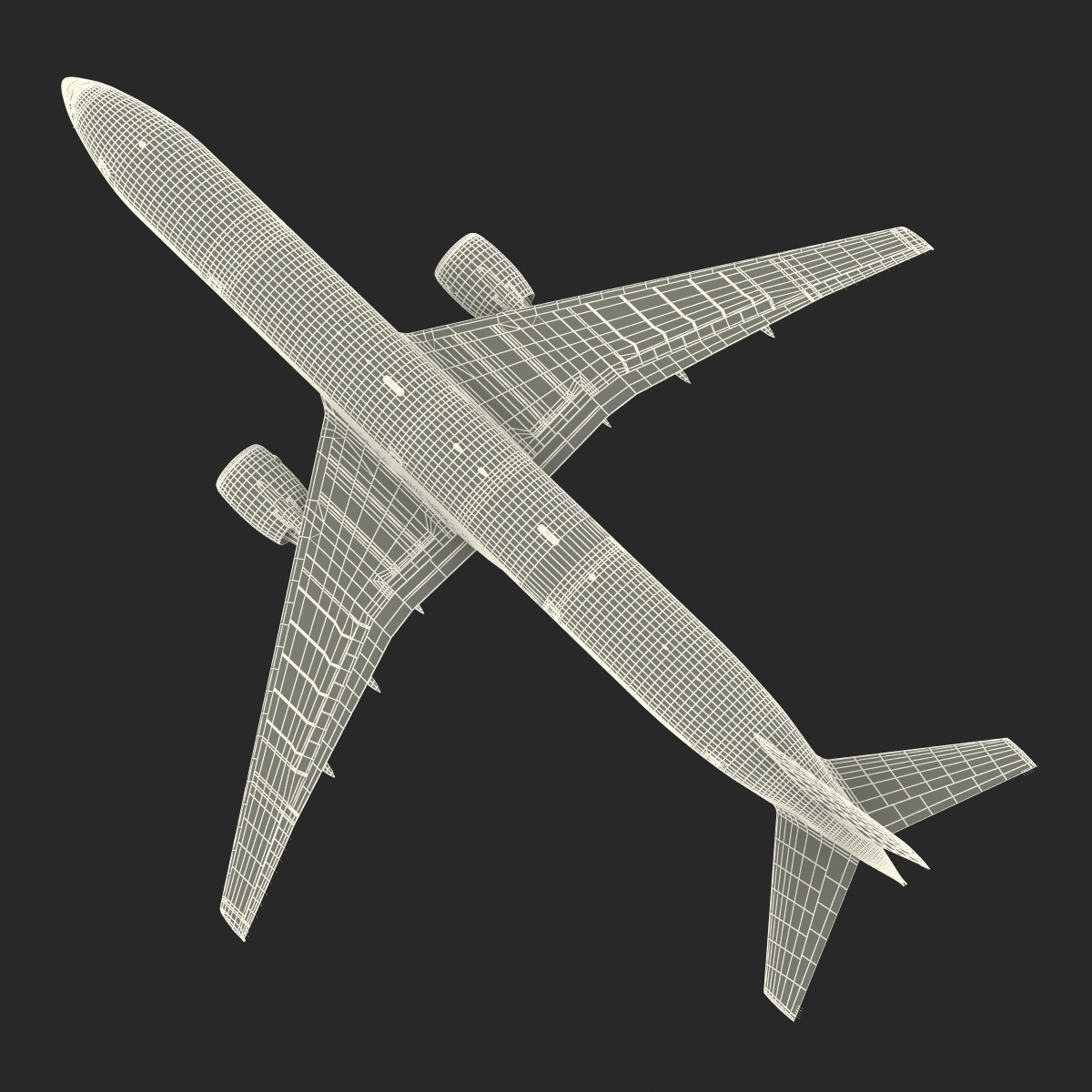 Boeing 777 300 Generic Rigged 3D model