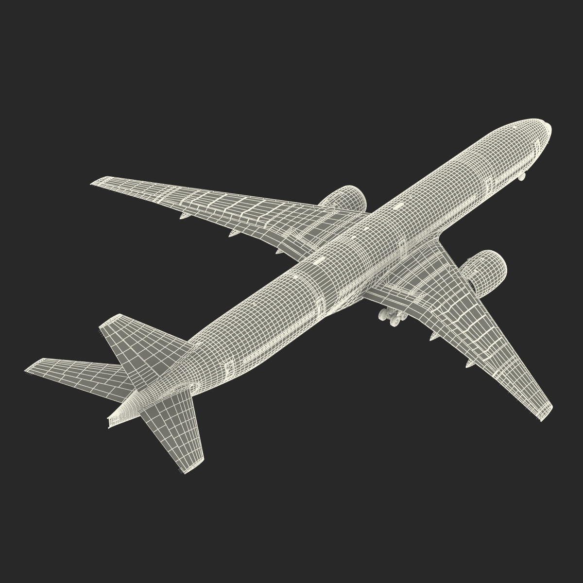 Boeing 777 300 Generic Rigged 3D model