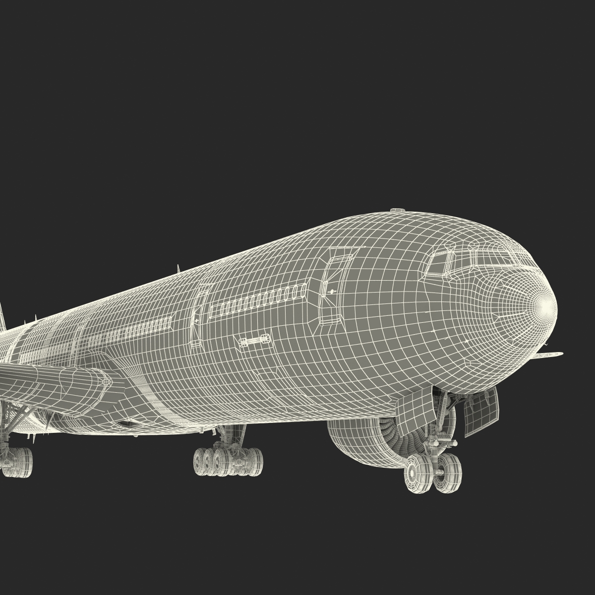 Boeing 777 300 Generic Rigged 3D model