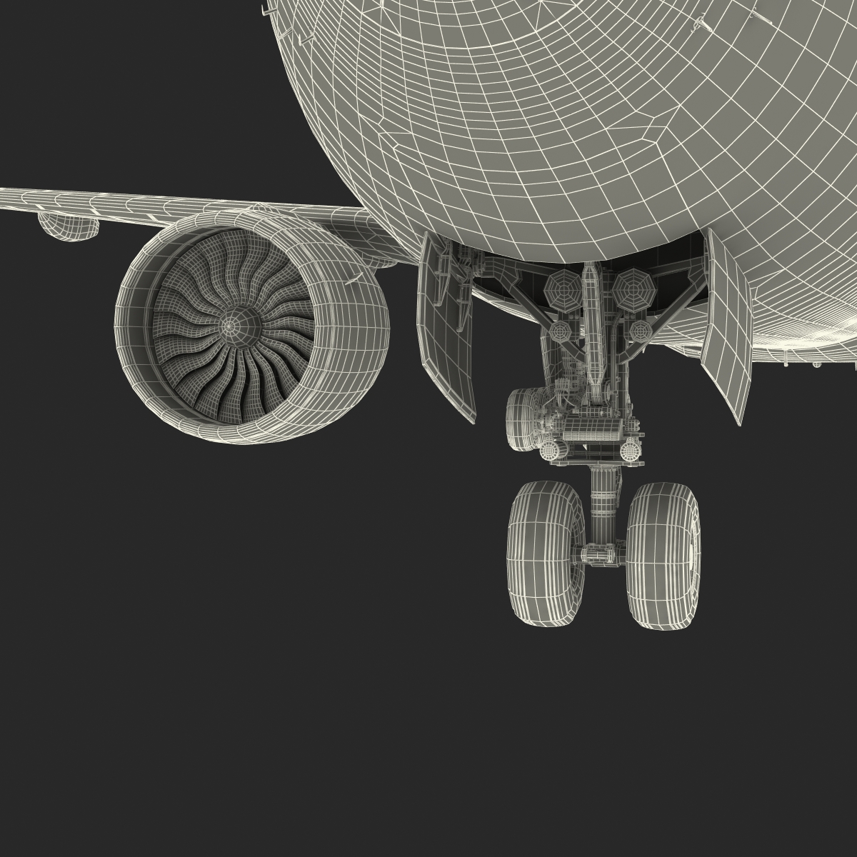 Boeing 777 300 Generic Rigged 3D model