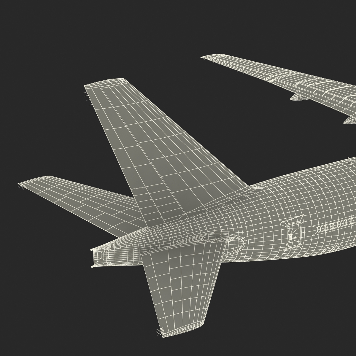 Boeing 777 300 Generic Rigged 3D model