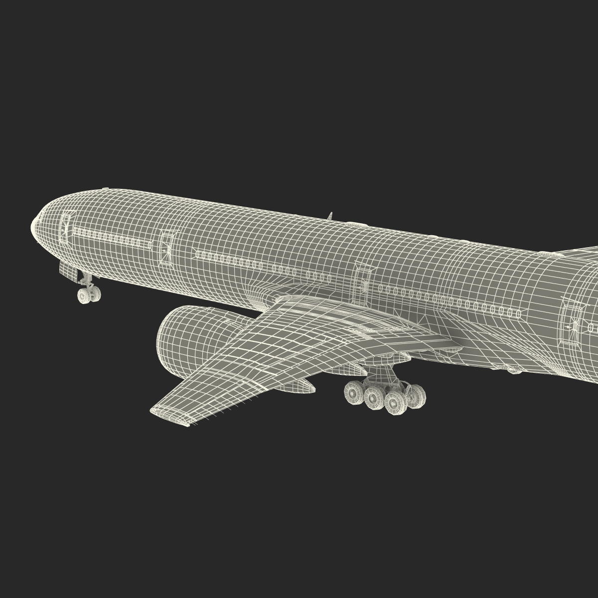 Boeing 777 300 Generic Rigged 3D model