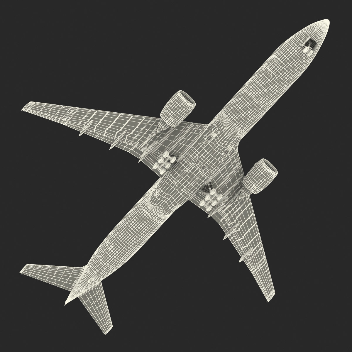 Boeing 777 300 Generic Rigged 3D model