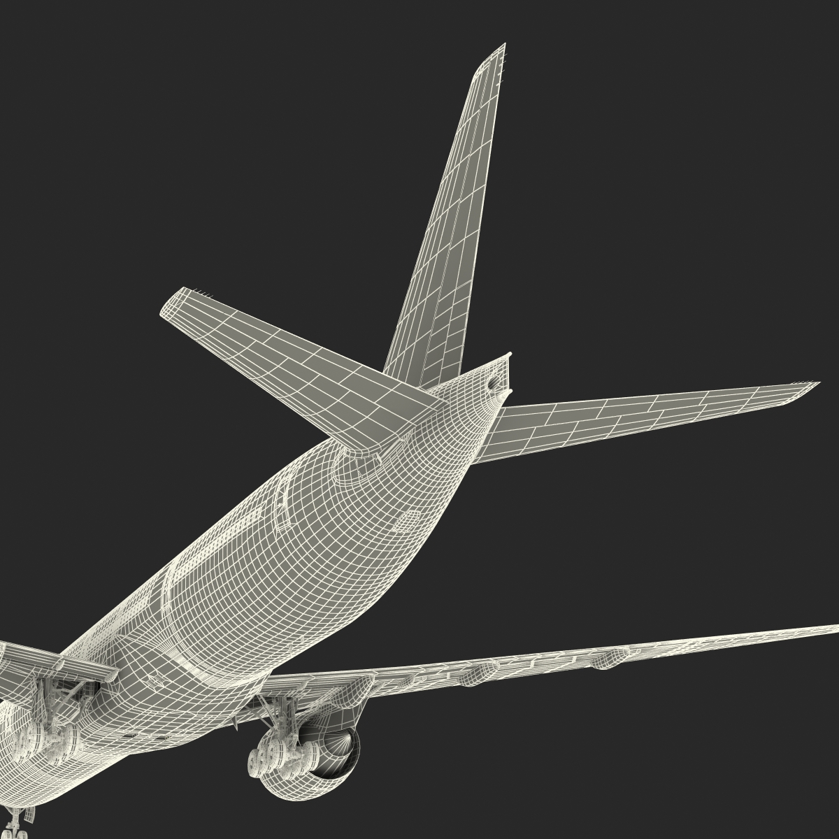 Boeing 777 300 Generic Rigged 3D model