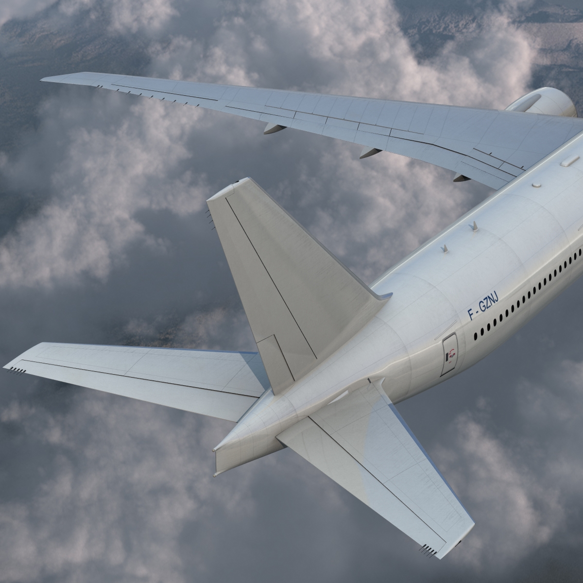 Boeing 777 300ER Generic 3D model