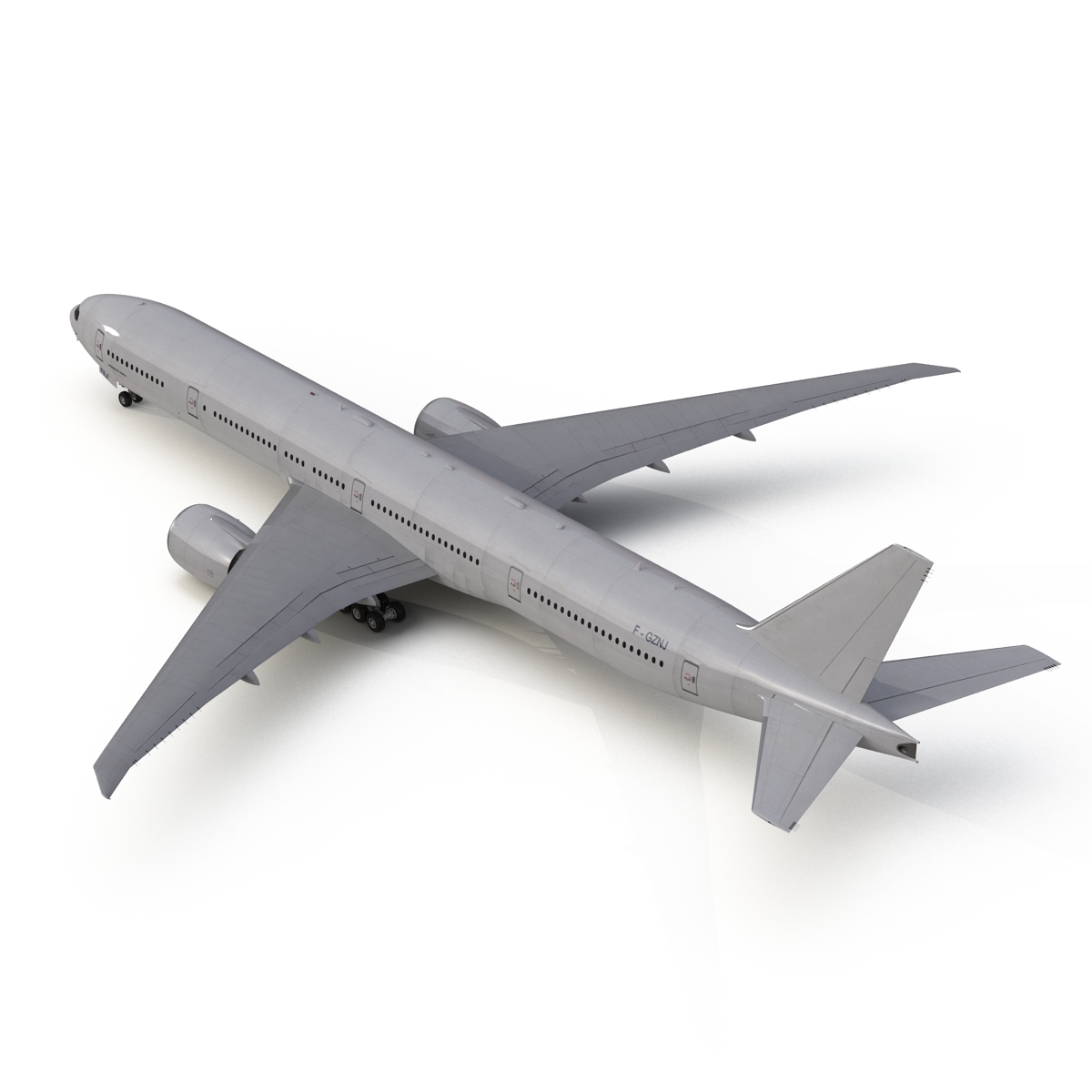 Boeing 777 300ER Generic 3D model