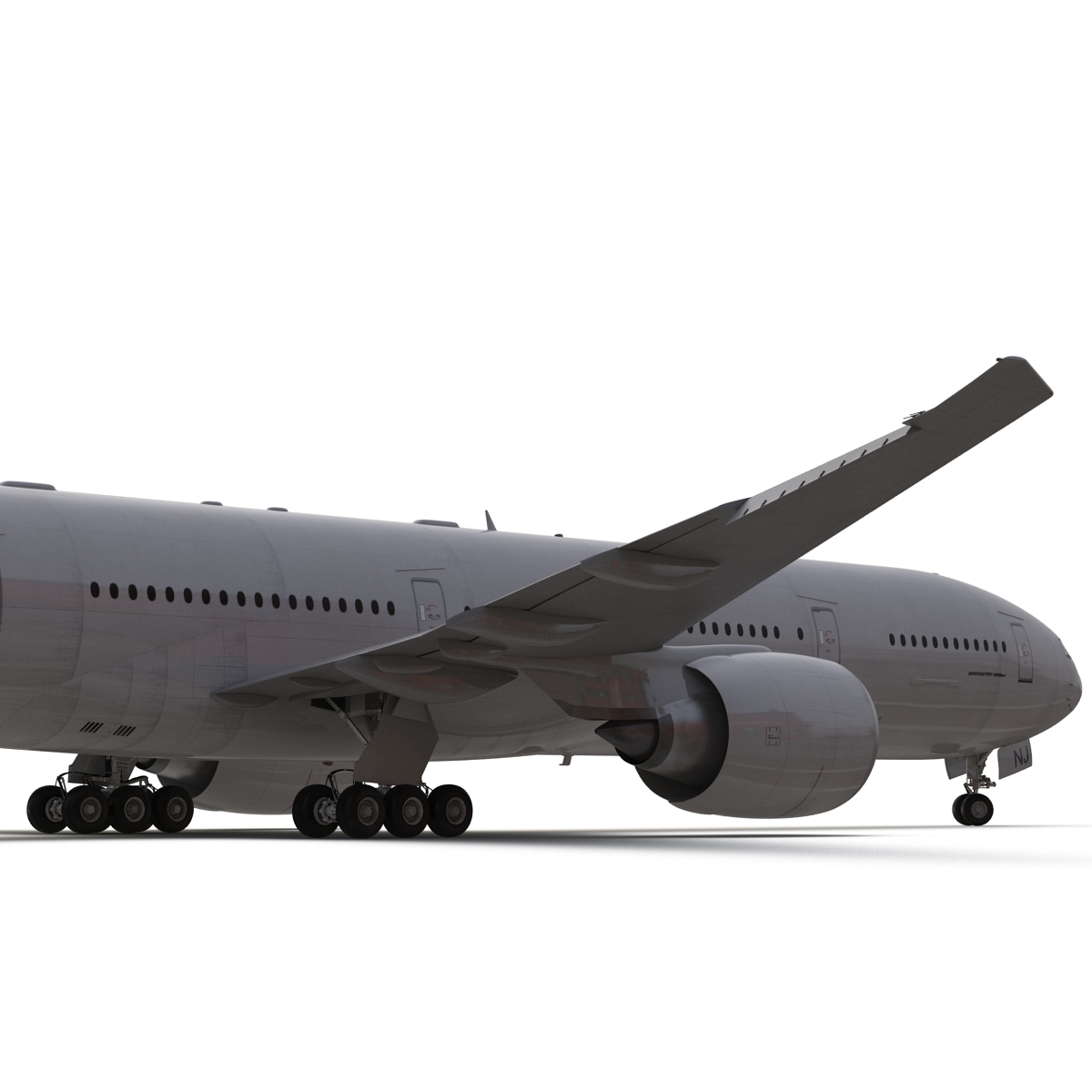 Boeing 777 300ER Generic 3D model