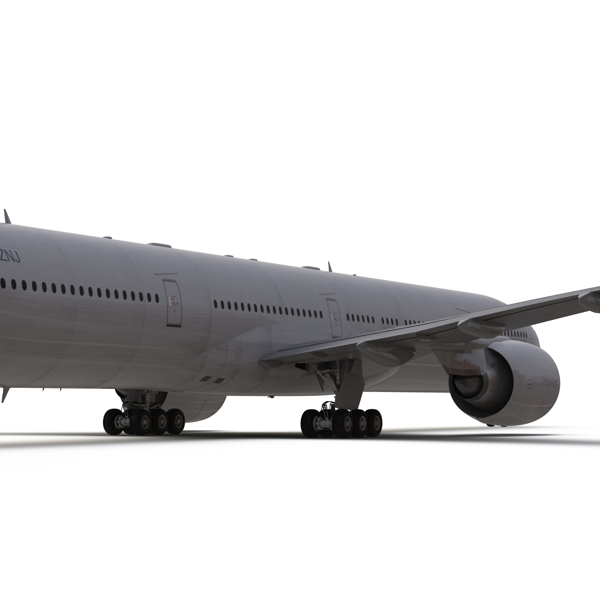 Boeing 777 300ER Generic 3D model