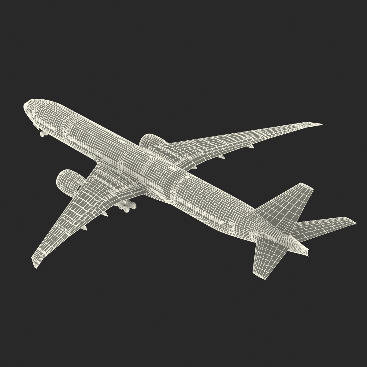 Boeing 777 300ER Generic 3D model