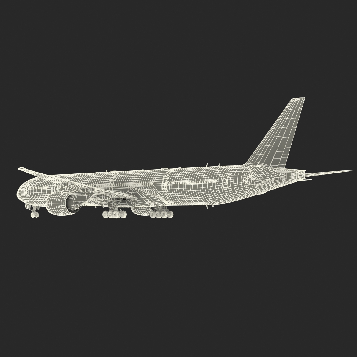 Boeing 777 300ER Generic 3D model