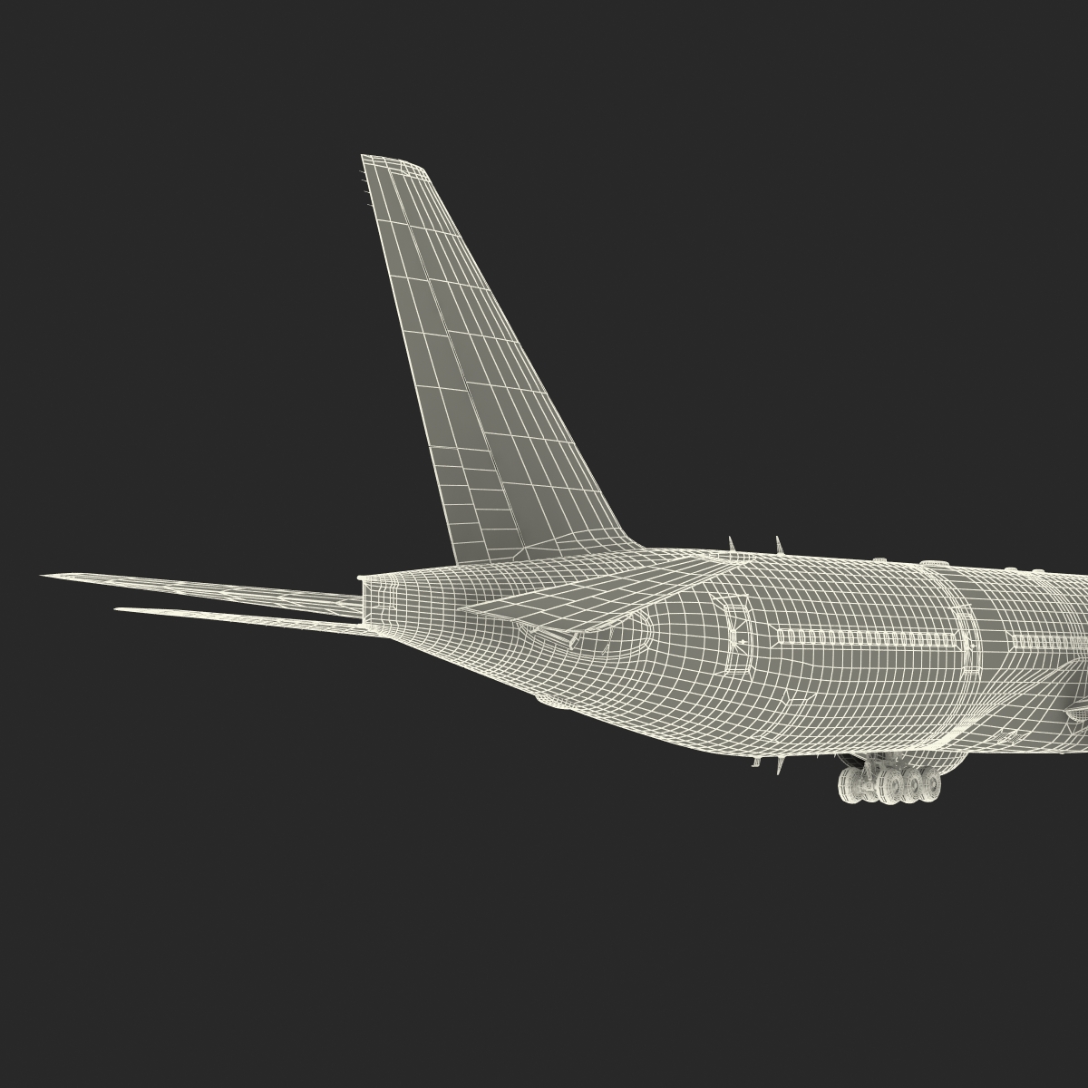 Boeing 777 300ER Generic 3D model