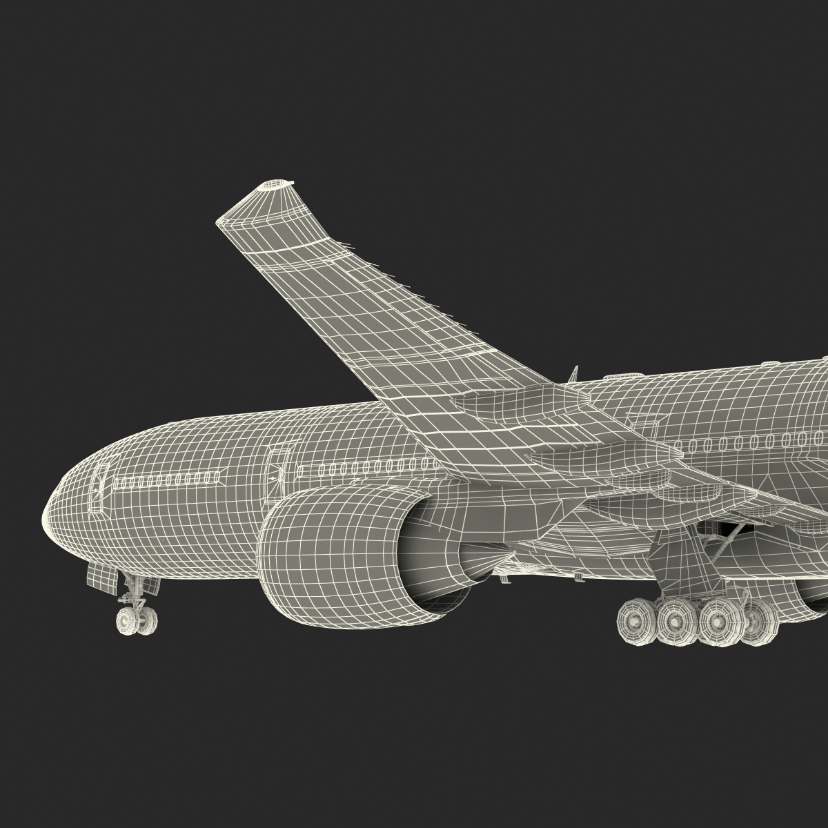 Boeing 777 300ER Generic 3D model