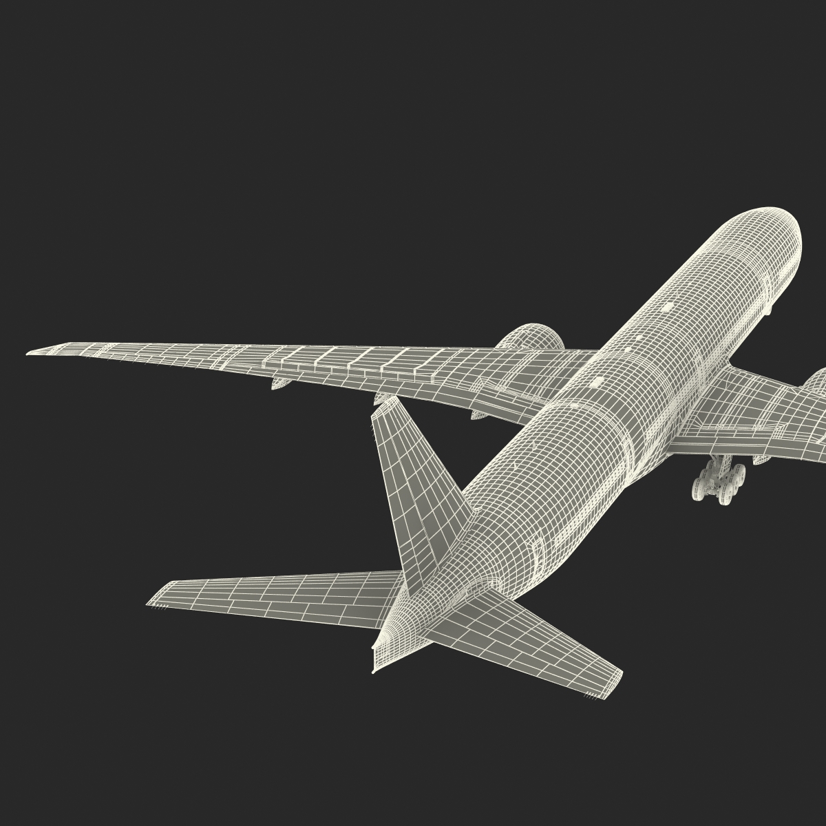 Boeing 777 300ER Generic 3D model