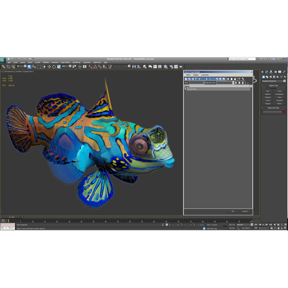 Mandarinfish 3D