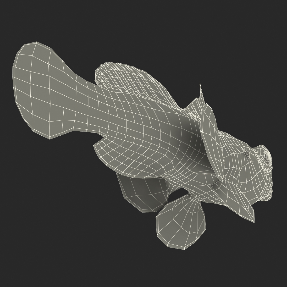 Mandarinfish Rigged 3D model