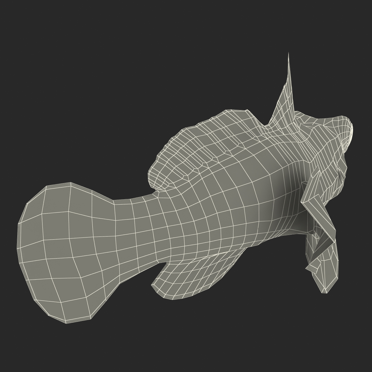 Mandarinfish Pose 2 3D model