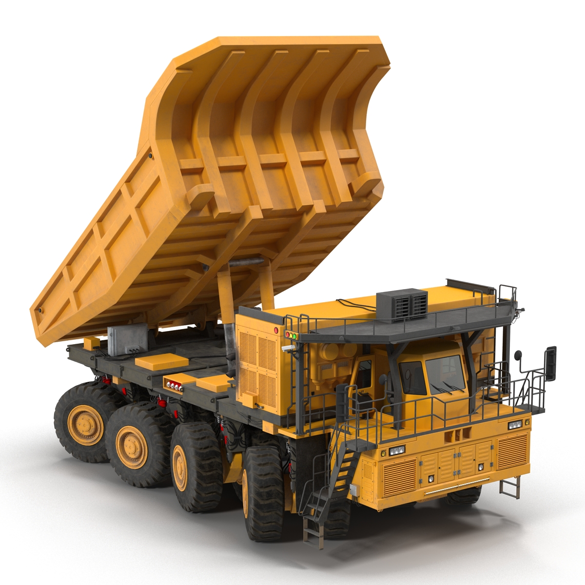 Mining Truck Rigged 3D model