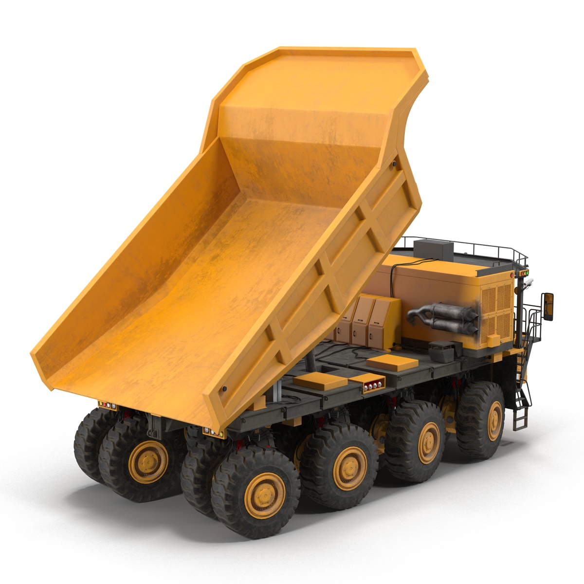 Mining Truck Rigged 3D model