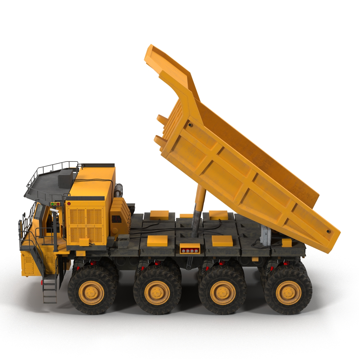 Mining Truck Rigged 3D model