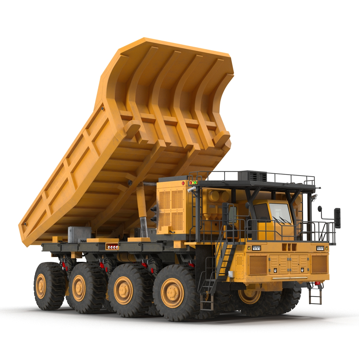 Mining Truck Rigged 3D model