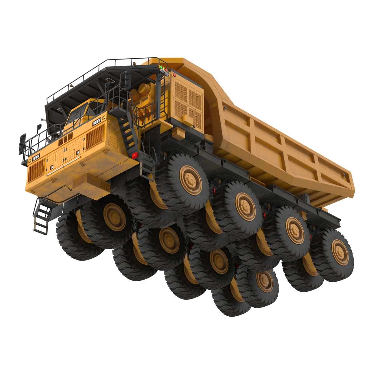 Mining Truck Rigged 3D model