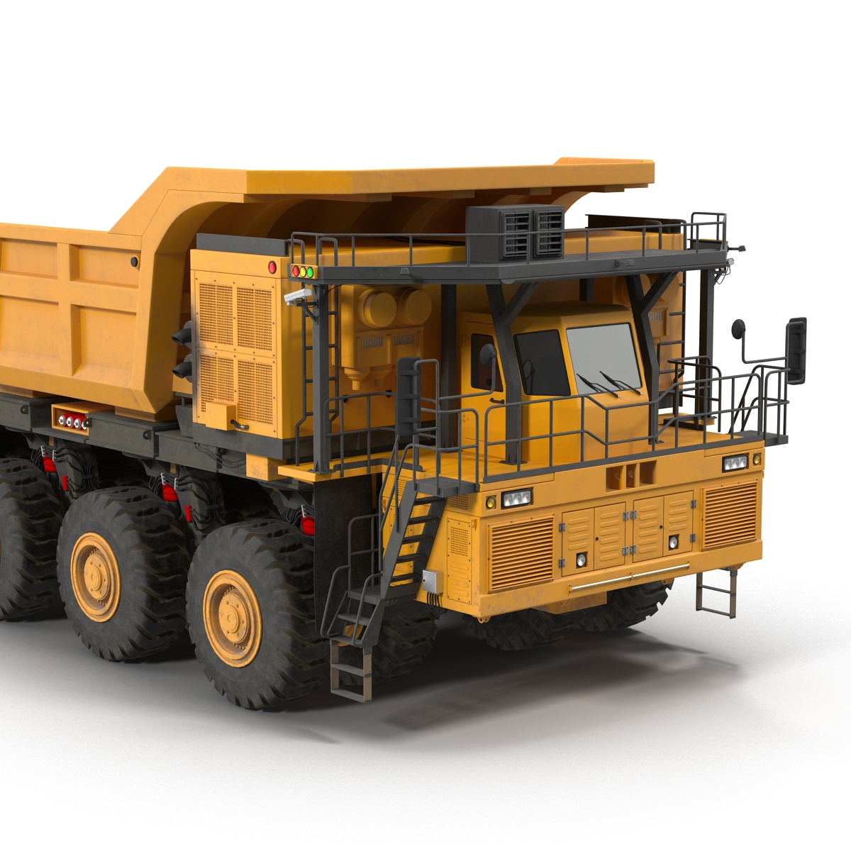 Mining Truck Rigged 3D model