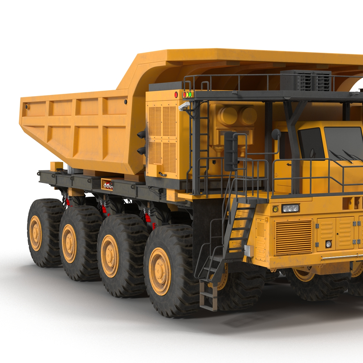 Mining Truck Rigged 3D model