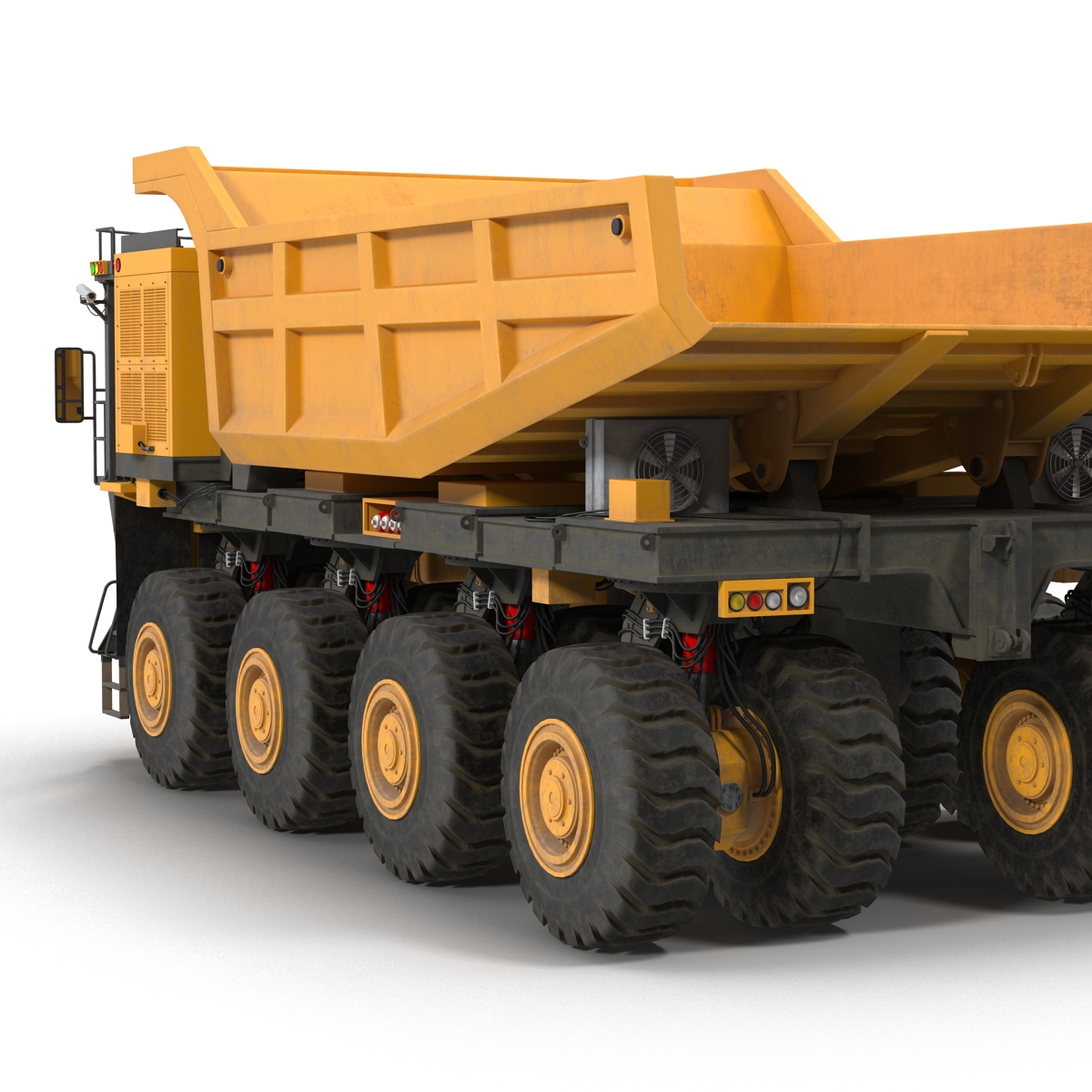 Mining Truck Rigged 3D model