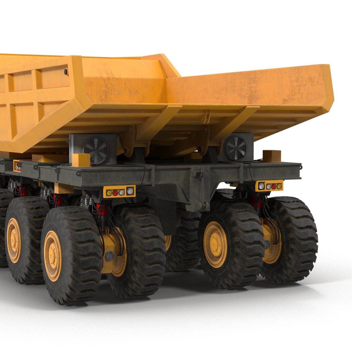 Mining Truck Rigged 3D model