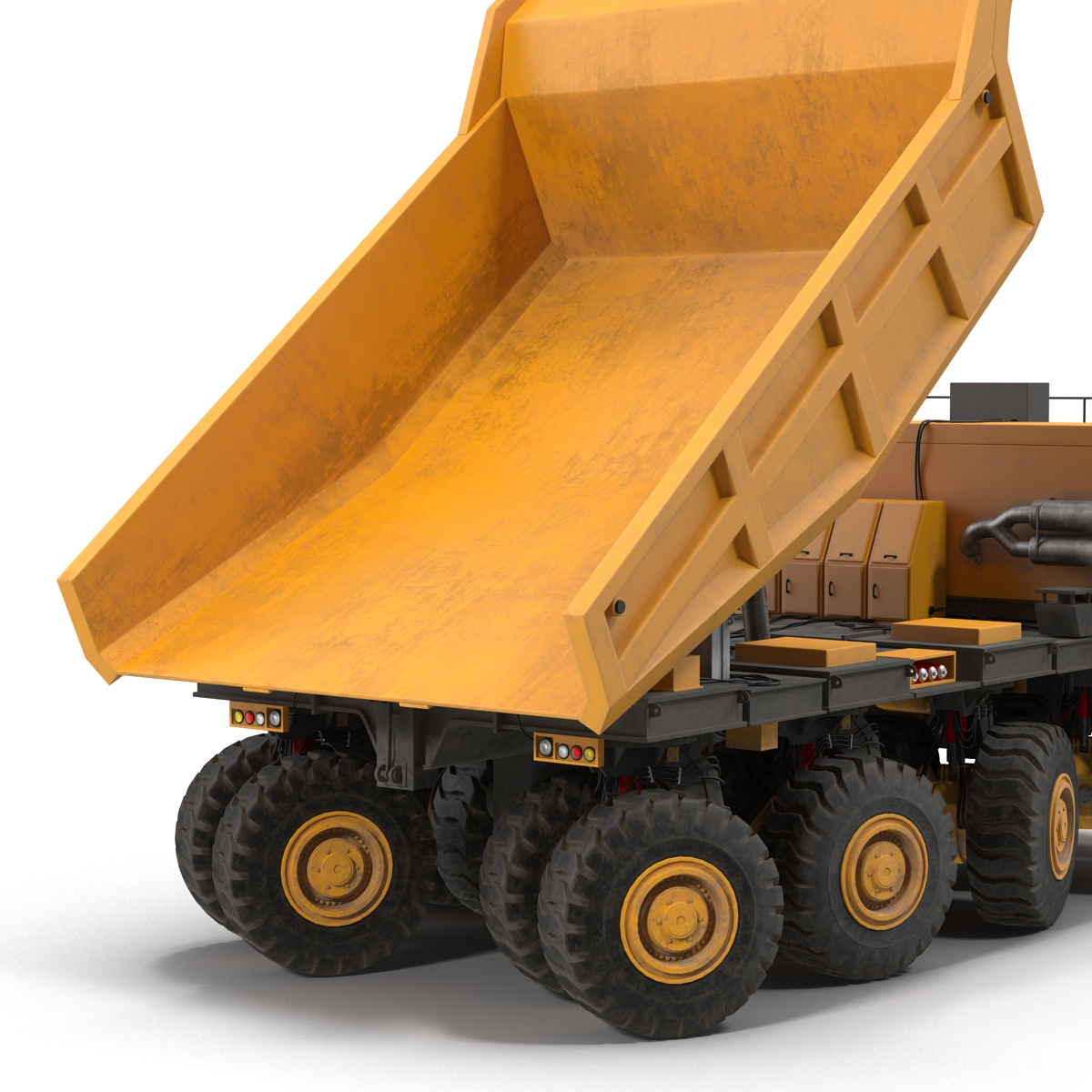 Mining Truck Rigged 3D model