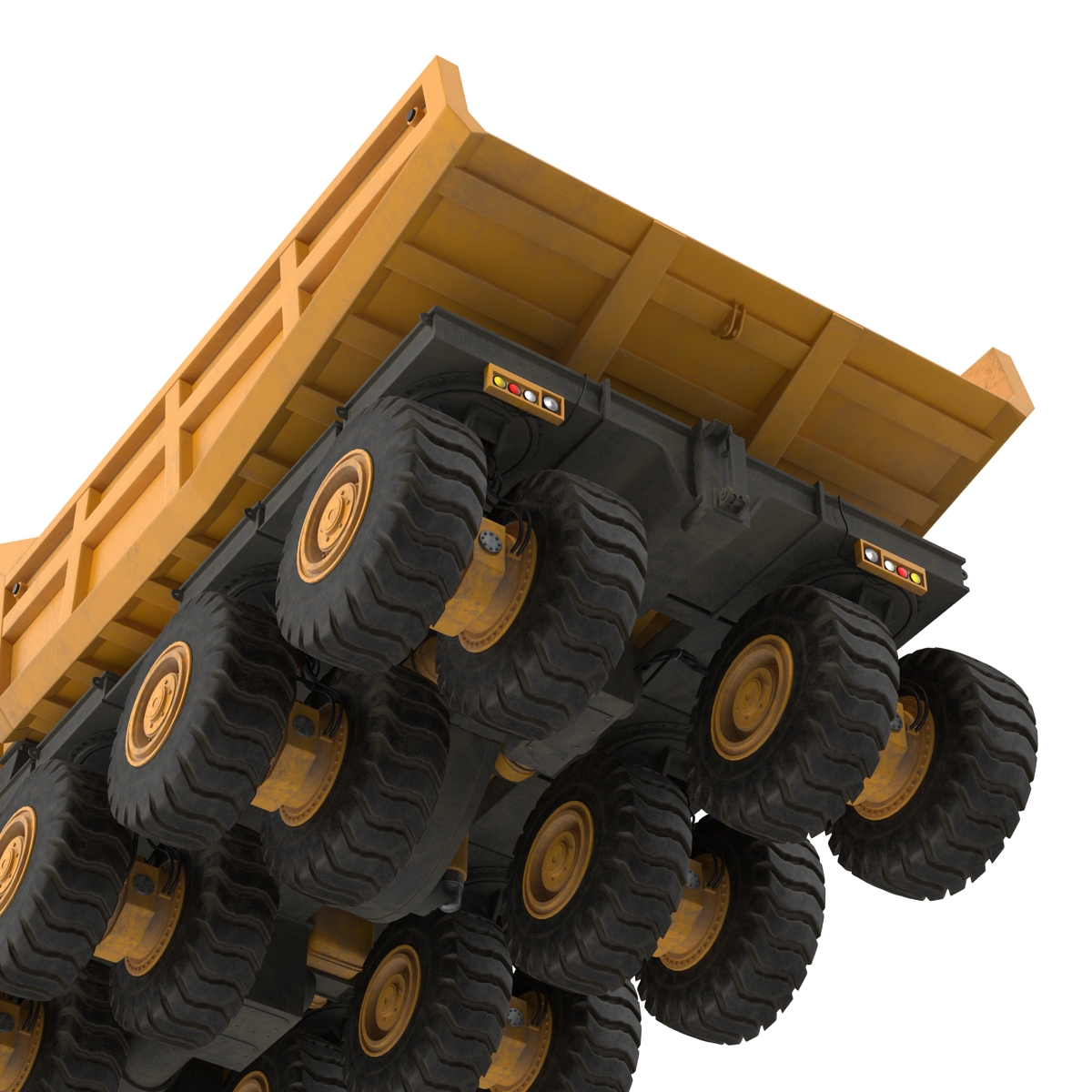 Mining Truck Rigged 3D model