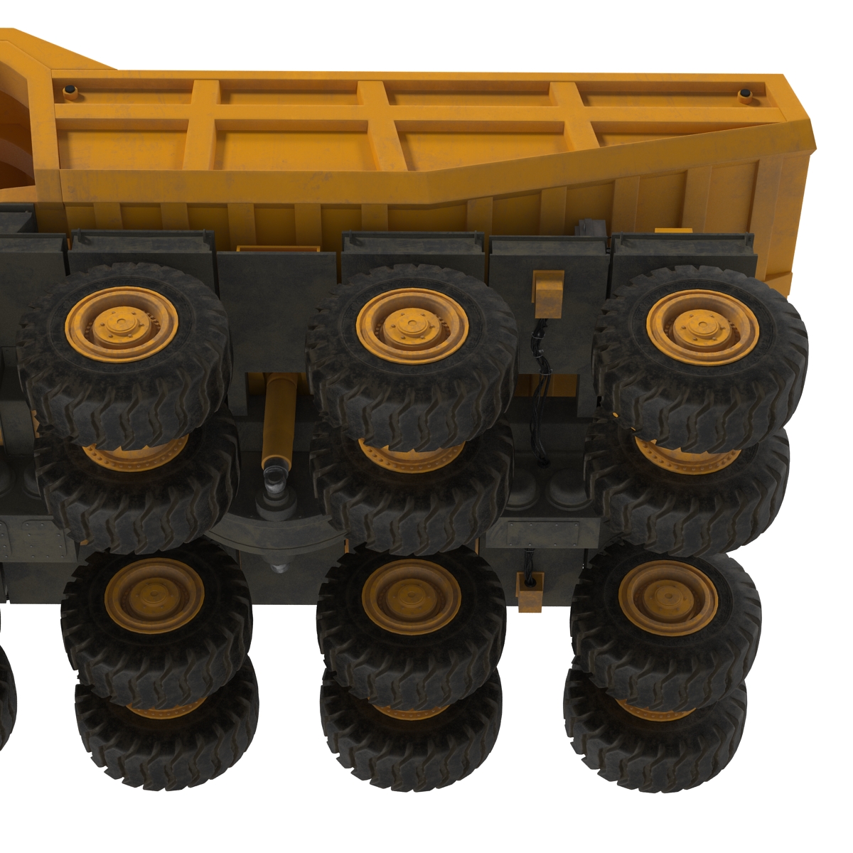 Mining Truck Rigged 3D model