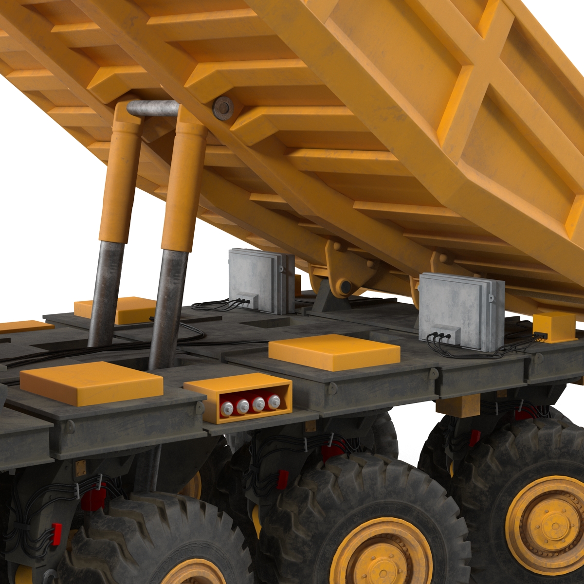 Mining Truck Rigged 3D model