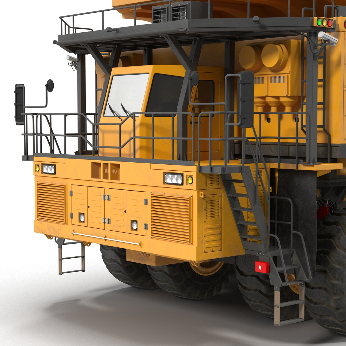 Mining Truck Rigged 3D model