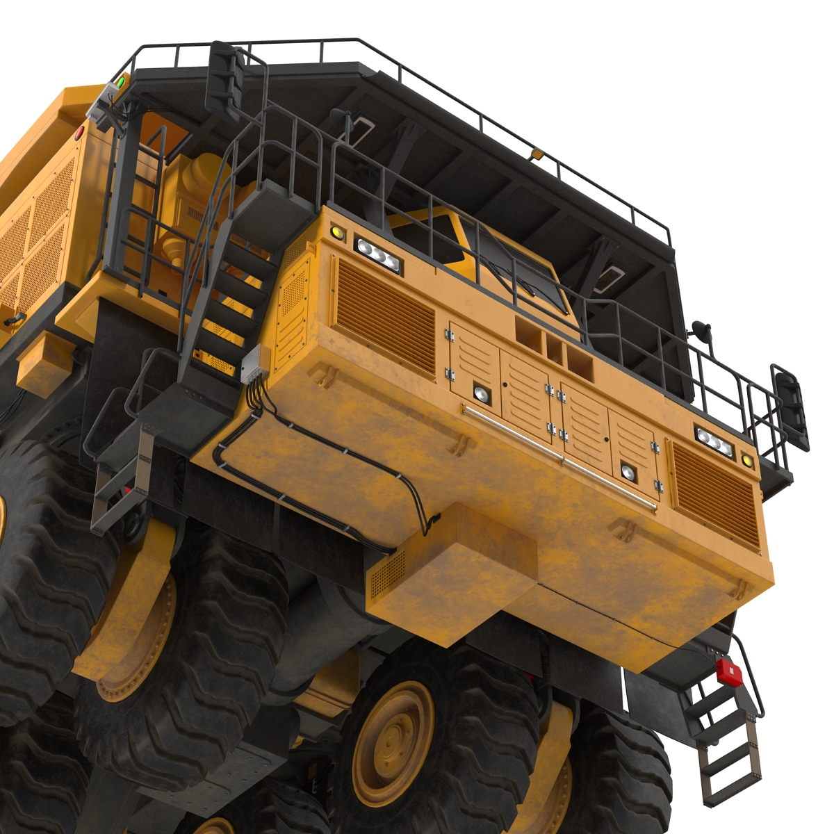 Mining Truck Rigged 3D model