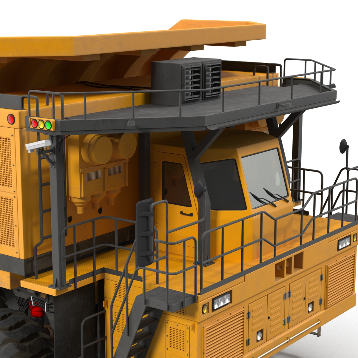 Mining Truck Rigged 3D model