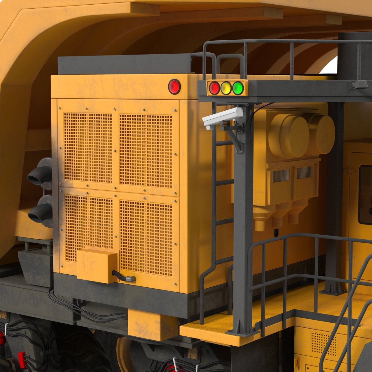 Mining Truck Rigged 3D model