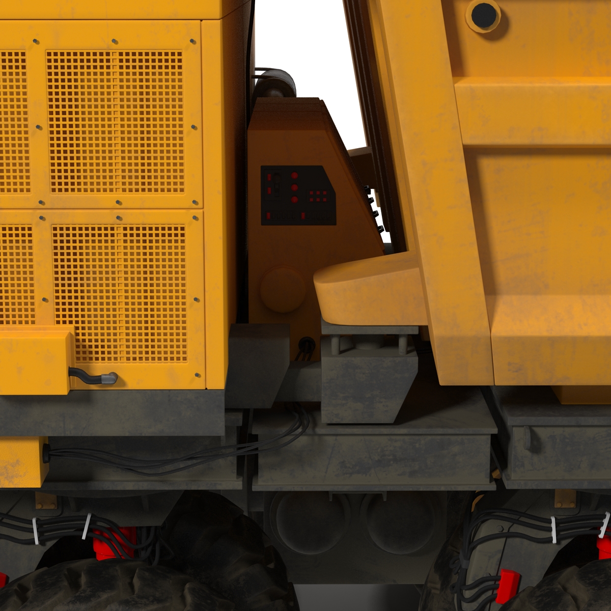 Mining Truck Rigged 3D model